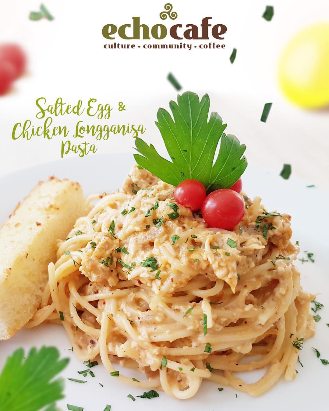 All-new Salted Egg & Chicken Longganisa Pasta!